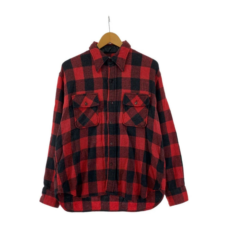 【中古品】【メンズ】 SEARS KINGS ROAD/WOOL SHIRT ウールシャツ ネルシャツ チェックシャツ メンズ Lサイズ 145-220926-nm-2-fuzh 万代Net店
