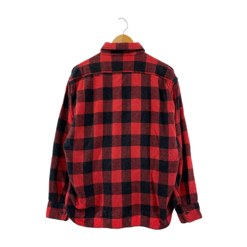 【中古品】【メンズ】 SEARS KINGS ROAD/WOOL SHIRT ウールシャツ ネルシャツ チェックシャツ メンズ Lサイズ 145-220926-nm-2-fuzh 万代Net店