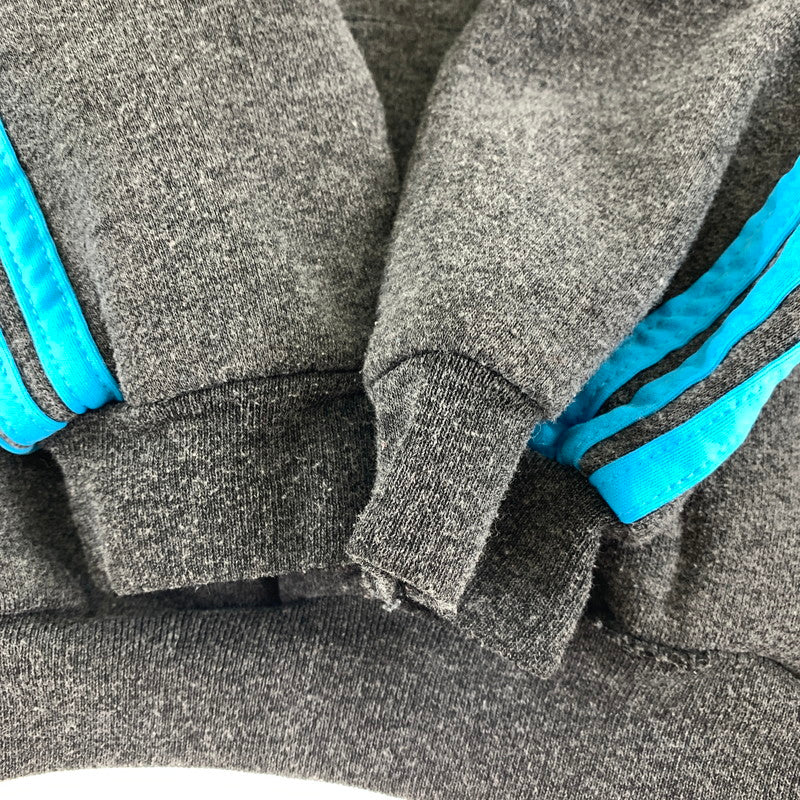 【中古品】【メンズ】 ADIDAS アディダス パーカー フーディー CHARCOAL SIZE:不明 ※使用感あり・ハトメダメージ有 148-260920-io-07-fuzh カラー：チャコール 万代Net店