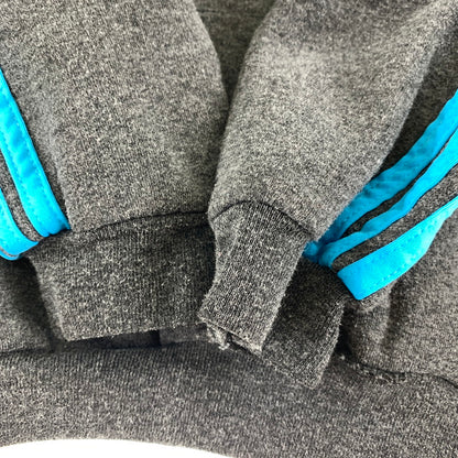 【中古品】【メンズ】 ADIDAS アディダス パーカー フーディー CHARCOAL SIZE:不明 ※使用感あり・ハトメダメージ有 148-260920-io-07-fuzh カラー：チャコール 万代Net店