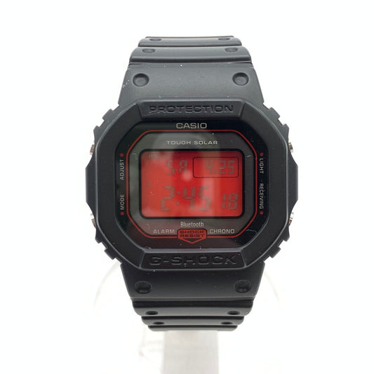 【中古品】【メンズ】 G-SHOCK ジーショック GW-B5600AR-1 ソーラー電波腕時計 196-260425-gm-26-fuz カラー：ブラック レッド 万代Net店