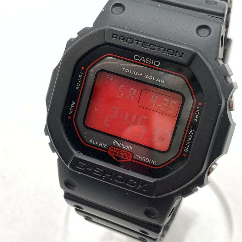 【中古品】【メンズ】 G-SHOCK ジーショック GW-B5600AR-1 ソーラー電波腕時計 196-260425-gm-26-fuz カラー：ブラック レッド 万代Net店