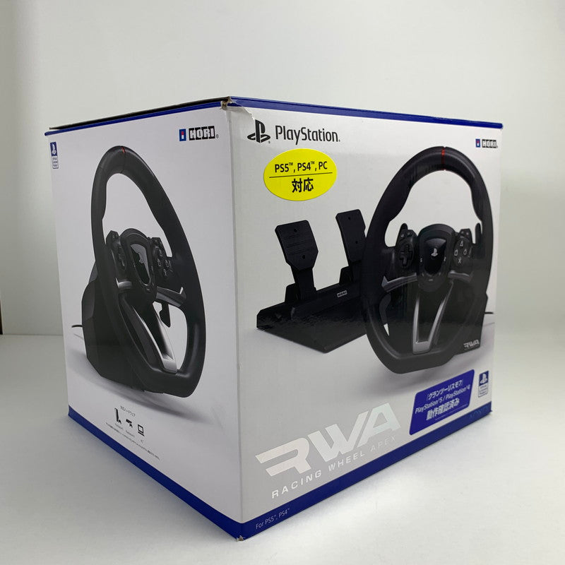 【中古品】 【グランツーリスモ7対応】 レーシングホイール エイペックス for PlayStation5,PlayStation4,PC 【SONYライセンス商品】 ステアリング型 コントローラー 024-260410-mh-02-fuz 万代Net店