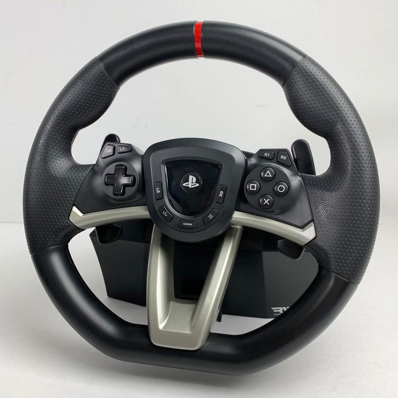 【中古品】 【グランツーリスモ7対応】 レーシングホイール エイペックス for PlayStation5,PlayStation4,PC 【SONYライセンス商品】 ステアリング型 コントローラー 024-260410-mh-02-fuz 万代Net店