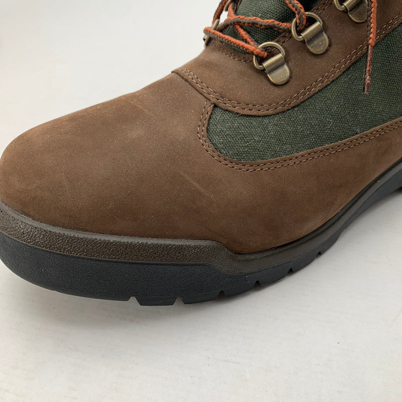 【中古品】【メンズ】 TIMBERLAND ティンバーランド 1A18A6 D47 FIELD BOOT ウォータープルーフ フィールドブーツ 靴 シューズ 164-260716-mh-07-fuzh サイズ：28.5cm カラー：ブラウン カーキ 万代Net店