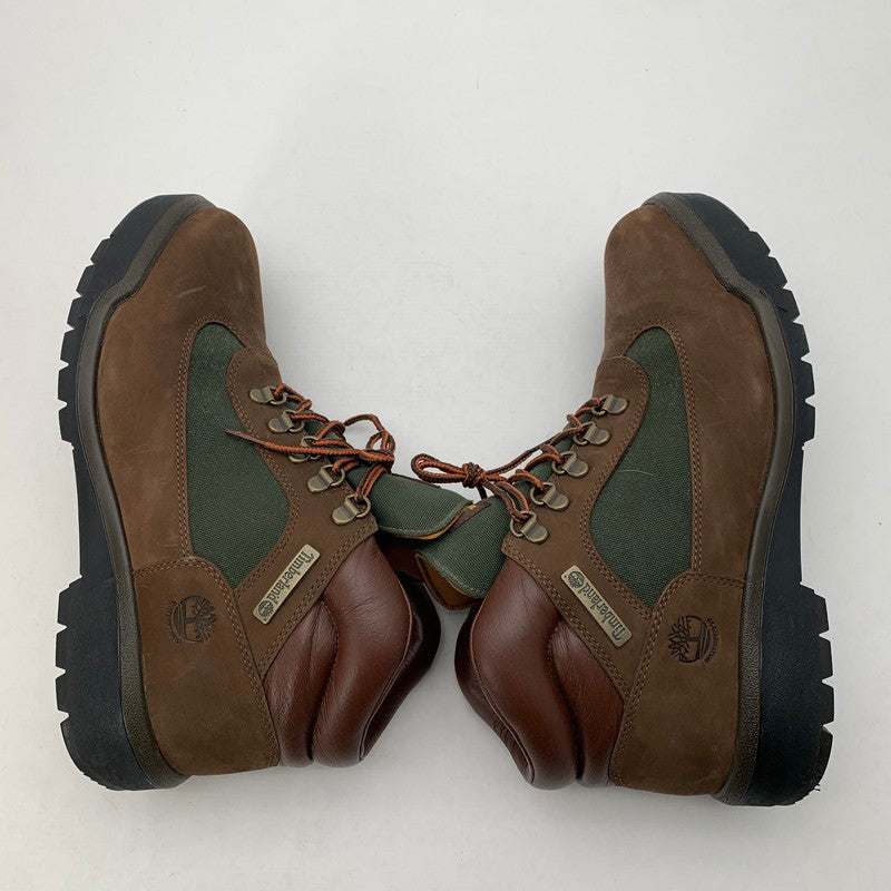 【中古品】【メンズ】 TIMBERLAND ティンバーランド 1A18A6 D47 FIELD BOOT ウォータープルーフ フィールドブーツ 靴 シューズ 164-260716-mh-07-fuzh サイズ：28.5cm カラー：ブラウン カーキ 万代Net店