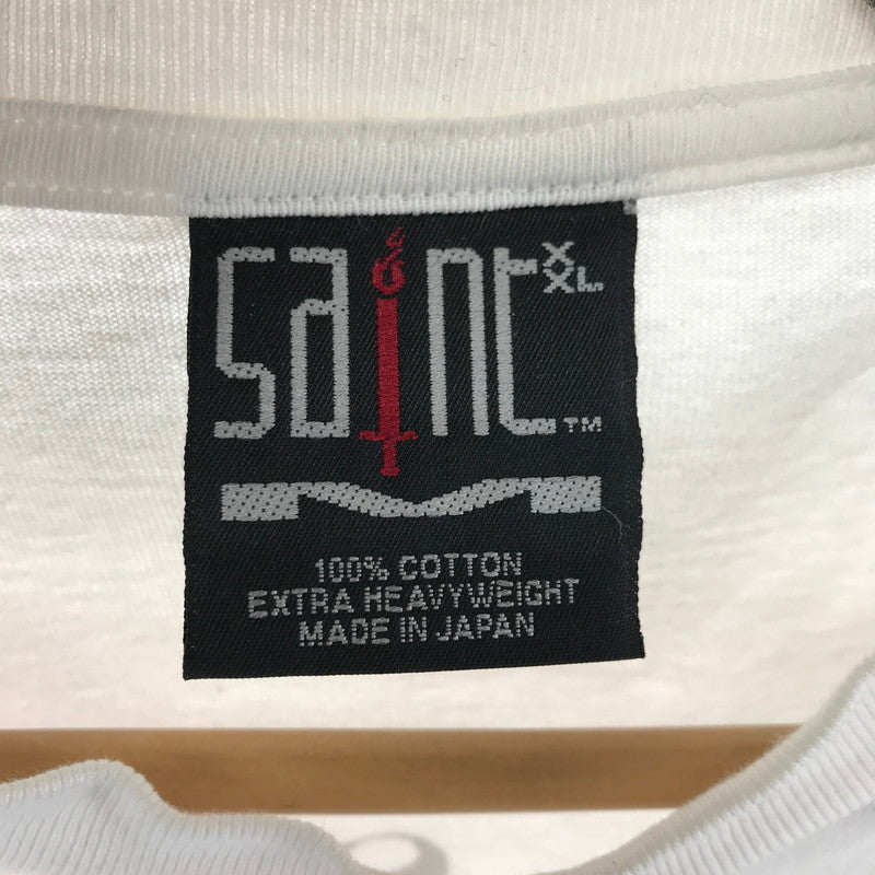 【中古品】【メンズ】 SAINT MICHAEL セントマイケル SM-YS8-0000-008 24SS SS TEE 半袖 Tシャツ トップス 古着 140-260410-mh-14-fuzh サイズ：XXL カラー：ホワイト 万代Net店