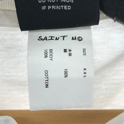 【中古品】【メンズ】 SAINT MICHAEL セントマイケル SM-YS8-0000-008 24SS SS TEE 半袖 Tシャツ トップス 古着 140-260410-mh-14-fuzh サイズ：XXL カラー：ホワイト 万代Net店