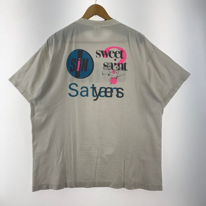 【中古品】【メンズ】 SAINT MICHAEL セントマイケル SM-YS8-0000-008 24SS SS TEE 半袖 Tシャツ トップス 古着 140-260410-mh-14-fuzh サイズ：XXL カラー：ホワイト 万代Net店