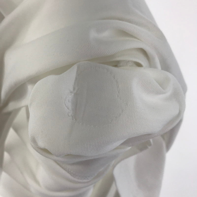 【中古美品】【メンズ】 MONCLER モンクレール J20918D00019 LS T-SHIRT 長袖 トップス Tシャツ ロングTシャツ ロンT 古着 141-260410-mh-13-fuzh サイズ：M カラー：ホワイト 万代Net店