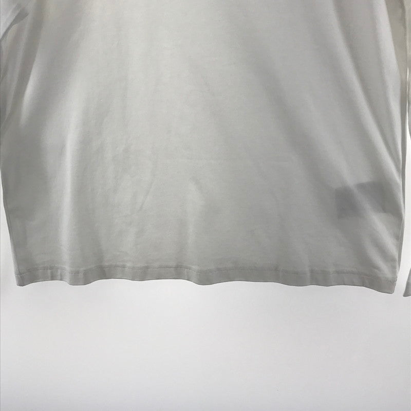 【中古美品】【メンズ】 MONCLER モンクレール J20918D00019 LS T-SHIRT 長袖 トップス Tシャツ ロングTシャツ ロンT 古着 141-260410-mh-13-fuzh サイズ：M カラー：ホワイト 万代Net店