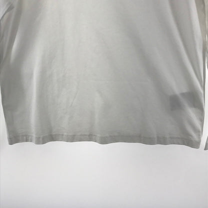 【中古美品】【メンズ】 MONCLER モンクレール J20918D00019 LS T-SHIRT 長袖 トップス Tシャツ ロングTシャツ ロンT 古着 141-260410-mh-13-fuzh サイズ：M カラー：ホワイト 万代Net店