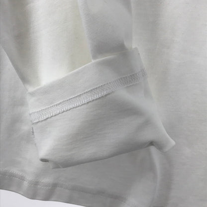 【中古美品】【メンズ】 MONCLER モンクレール J20918D00019 LS T-SHIRT 長袖 トップス Tシャツ ロングTシャツ ロンT 古着 141-260410-mh-13-fuzh サイズ：M カラー：ホワイト 万代Net店