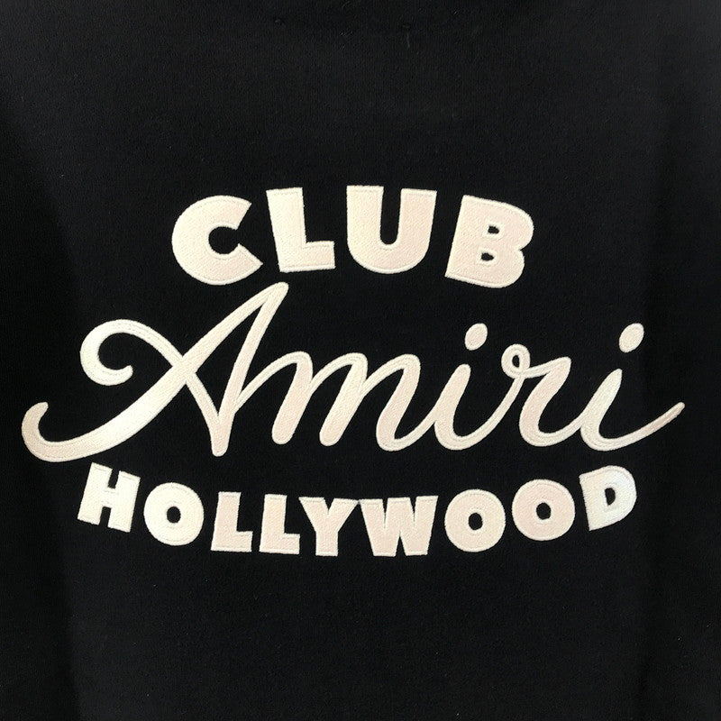 【中古美品】【メンズ】 AMIRI アミリ AMJYHD1123 CLUB AMRI ZIPUP HOODIE ジップアップ フーディ パーカー トップス 古着 141-260410-mh-12-fuzh サイズ：XL カラー：ブラック 万代Net店