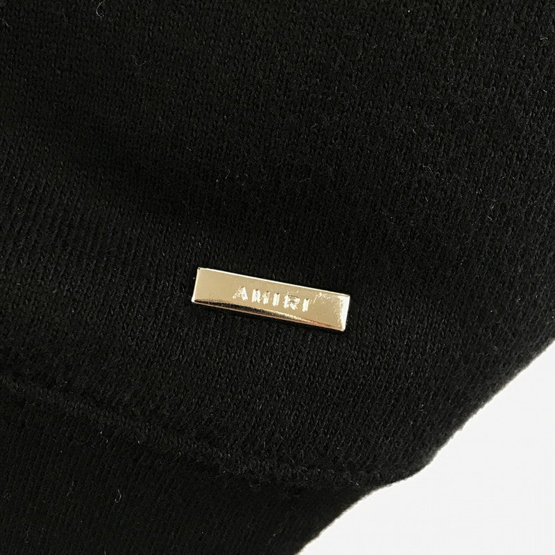 【中古美品】【メンズ】 AMIRI アミリ AMJYHD1123 CLUB AMRI ZIPUP HOODIE ジップアップ フーディ パーカー トップス 古着 141-260410-mh-12-fuzh サイズ：XL カラー：ブラック 万代Net店