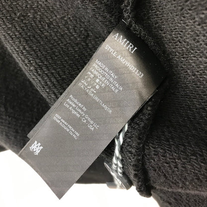 【中古美品】【メンズ】 AMIRI アミリ AMJYHD1123 CLUB AMRI ZIPUP HOODIE ジップアップ フーディ パーカー トップス 古着 141-260410-mh-12-fuzh サイズ：XL カラー：ブラック 万代Net店