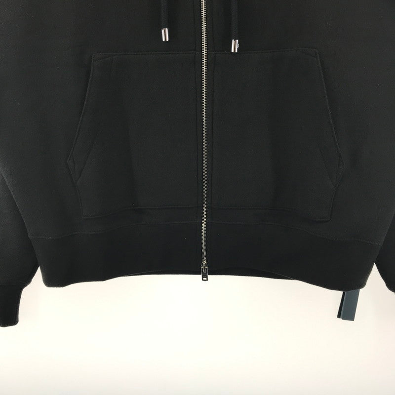 【中古美品】【メンズ】 AMIRI アミリ AMJYHD1123 CLUB AMRI ZIPUP HOODIE ジップアップ フーディ パーカー トップス 古着 141-260410-mh-12-fuzh サイズ：XL カラー：ブラック 万代Net店