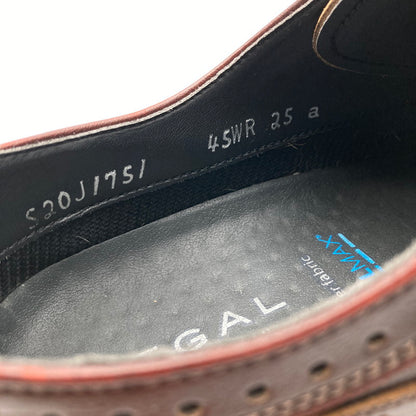 【中古品】【メンズ】 REGAL リーガル 45WR ウィングチップ ビジネスシューズ 靴 165-260929-vt-93-fuzh サイズ：25EEE カラー：ブラウン 万代Net店