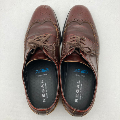 【中古品】【メンズ】 REGAL リーガル 45WR ウィングチップ ビジネスシューズ 靴 165-260929-vt-93-fuzh サイズ：25EEE カラー：ブラウン 万代Net店