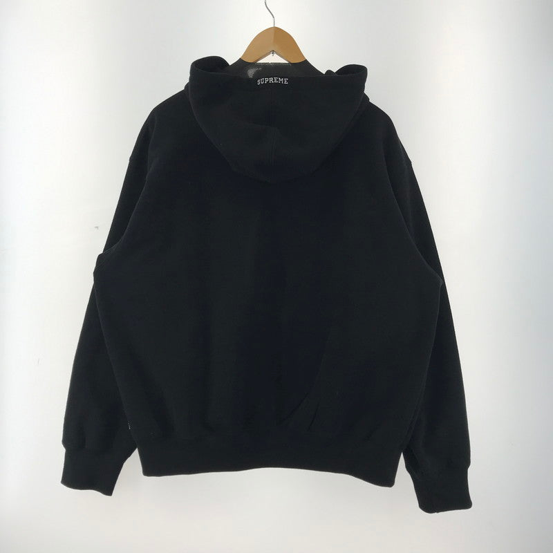 【中古美品】【メンズ】 SUPREME シュプリーム DEVIL S LOGO ZIP UP HOODED SWEATSHIRT デビル S ロゴ ジップアップ フーデッド スウェット トップス 古着 149-260410-mh-11-fuzh サイズ：L カラー：ブラック 万代Net店