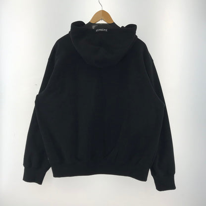 【中古美品】【メンズ】 SUPREME シュプリーム DEVIL S LOGO ZIP UP HOODED SWEATSHIRT デビル S ロゴ ジップアップ フーデッド スウェット トップス 古着 149-260410-mh-11-fuzh サイズ：L カラー：ブラック 万代Net店