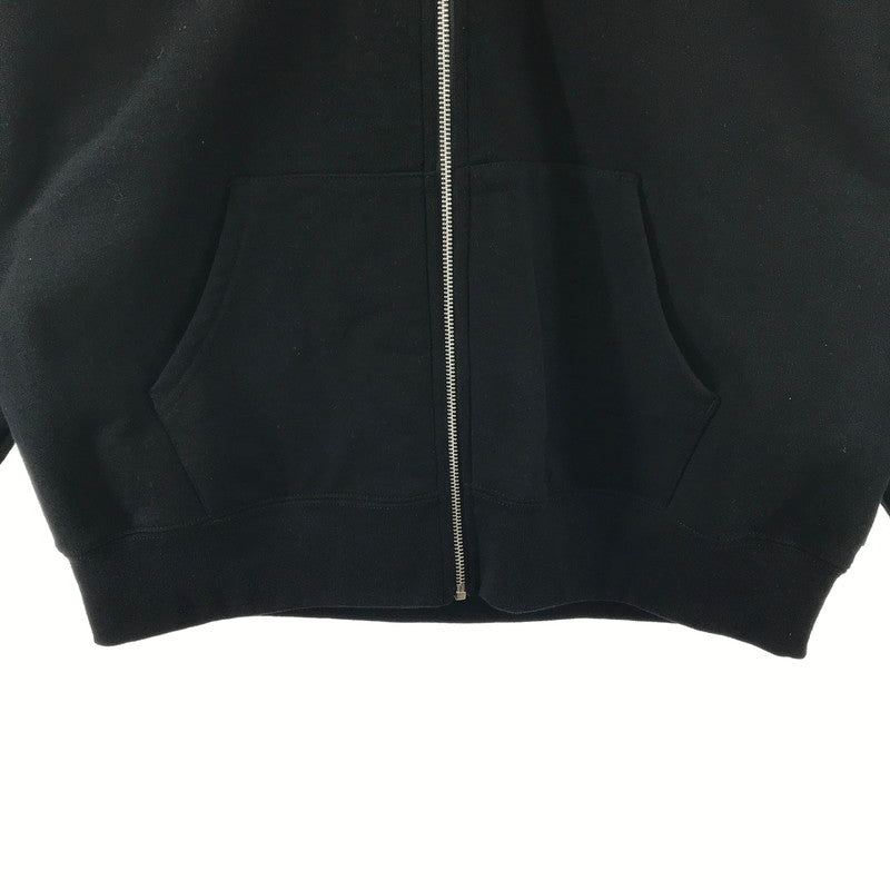 【中古美品】【メンズ】 SUPREME シュプリーム DEVIL S LOGO ZIP UP HOODED SWEATSHIRT デビル S ロゴ ジップアップ フーデッド スウェット トップス 古着 149-260410-mh-11-fuzh サイズ：L カラー：ブラック 万代Net店