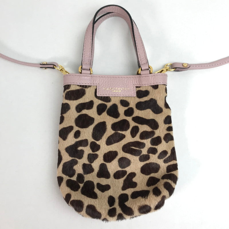 【中古品】【レディース】 GIANNI CHIARINI ジャンニ キアリーニ 2WAY バッグ カバン 188-260413-ky-15-fuz カラー：ピンク レオパード 万代Net店