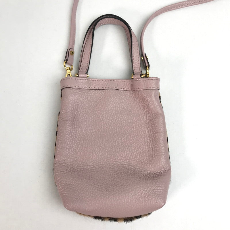 【中古品】【レディース】 GIANNI CHIARINI ジャンニ キアリーニ 2WAY バッグ カバン 188-260413-ky-15-fuz カラー：ピンク レオパード 万代Net店