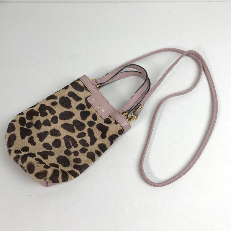 【中古品】【レディース】 GIANNI CHIARINI ジャンニ キアリーニ 2WAY バッグ カバン 188-260413-ky-15-fuz カラー：ピンク レオパード 万代Net店
