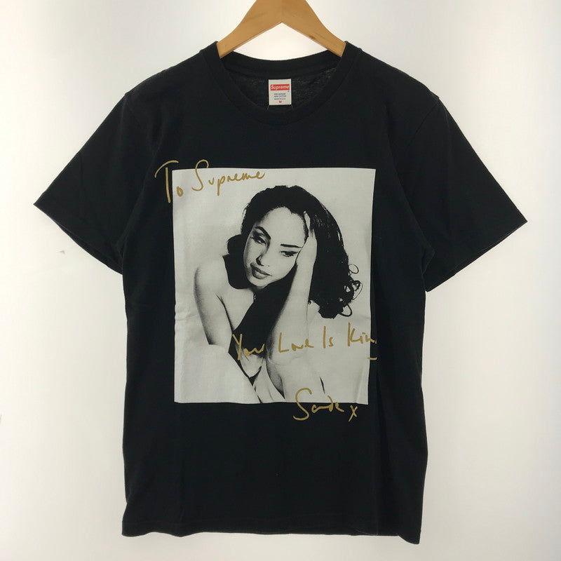 【中古品】【メンズ】 SUPREME シュプリーム SADE SS TEE シャーデー フォトプリント Tシャツ 半袖 トップス 古着 149-260410-mh-15-fuzh サイズ：M カラー：ブラック 万代Net店