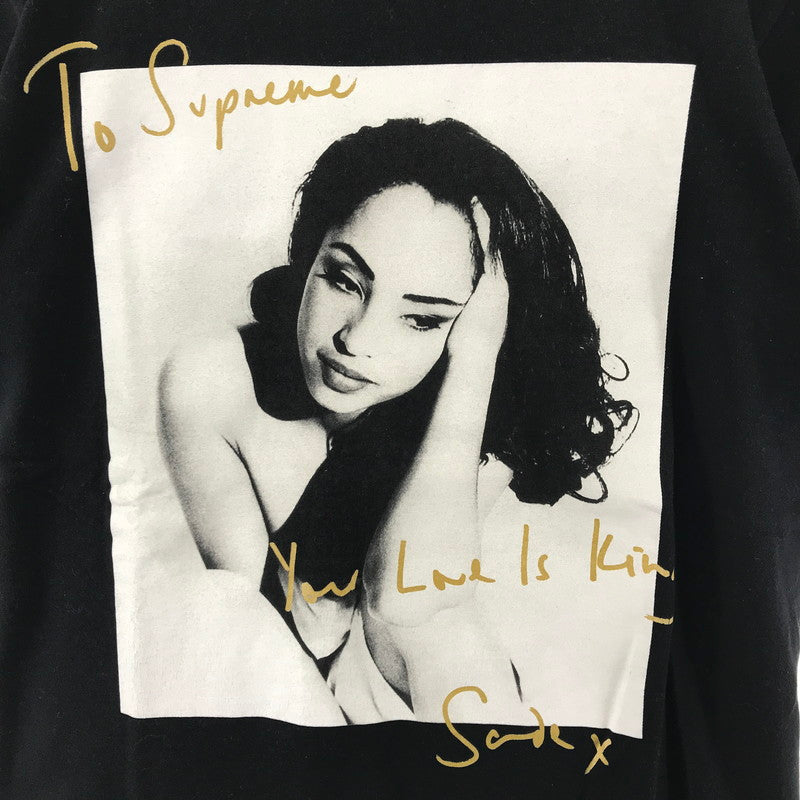 【中古品】【メンズ】 SUPREME シュプリーム SADE SS TEE シャーデー フォトプリント Tシャツ 半袖 トップス 古着 149-260410-mh-15-fuzh サイズ：M カラー：ブラック 万代Net店