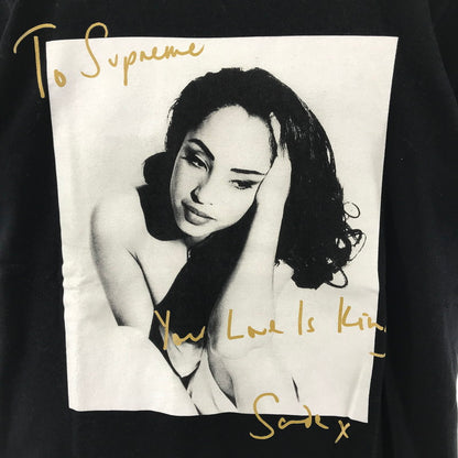 【中古品】【メンズ】 SUPREME シュプリーム SADE SS TEE シャーデー フォトプリント Tシャツ 半袖 トップス 古着 149-260410-mh-15-fuzh サイズ：M カラー：ブラック 万代Net店
