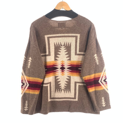 【中古品】【メンズ】 PENDLETON KNIT ペンドルトン ニット セーター ブランド 古着 145-260725-gm-19-fuzh サイズ：M カラー：ブラウン 万代Net店