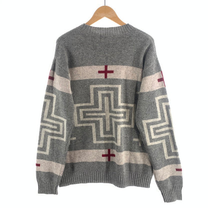 【中古品】【メンズ】 PENDLETON KNIT ペンドルトン ニット セーター ブランド 古着 145-260725-gm-20-fuzh サイズ：M カラー：グレー 万代Net店
