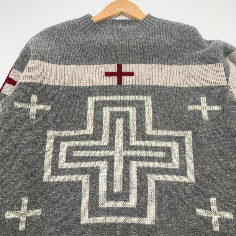 【中古品】【メンズ】 PENDLETON KNIT ペンドルトン ニット セーター ブランド 古着 145-260725-gm-20-fuzh サイズ：M カラー：グレー 万代Net店