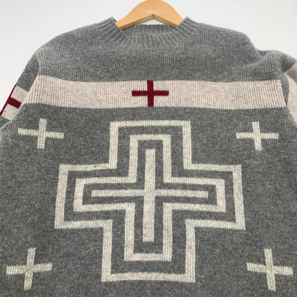 【中古品】【メンズ】 PENDLETON KNIT ペンドルトン ニット セーター ブランド 古着 145-260725-gm-20-fuzh サイズ：M カラー：グレー 万代Net店