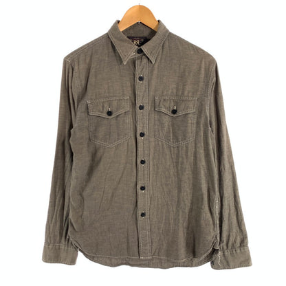 【中古品】【メンズ】 RRL ダブルアールエル ラルフローレン 長袖シャツ トップス ブランド 古着 145-260628-gm-07-fuz サイズ：S カラー：チャコール 万代Net店