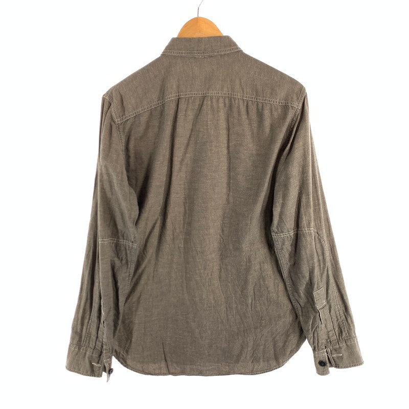 【中古品】【メンズ】 RRL ダブルアールエル ラルフローレン 長袖シャツ トップス ブランド 古着 145-260628-gm-07-fuz サイズ：S カラー：チャコール 万代Net店