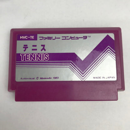 【中古品】 FC ファミコン テニス ゲームソフト レトロゲーム 箱傷みあり 起動確認済 023-260411-io-05-fuz 万代Net店