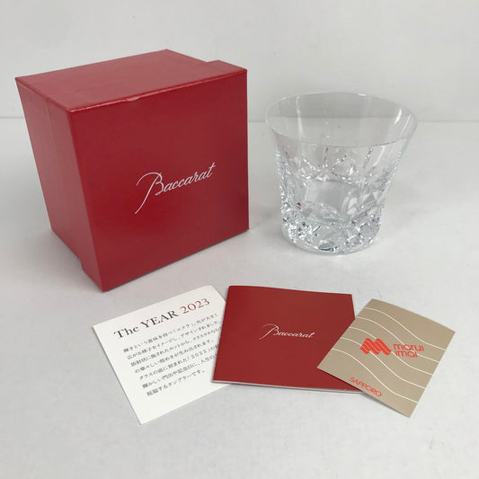 【中古美品】 Baccarat バカラ エクラ The YEAR 2023 タンブラー グラス ロックグラス クリスタルガラス 食器 101-260412-io-16-fuz 万代Net店