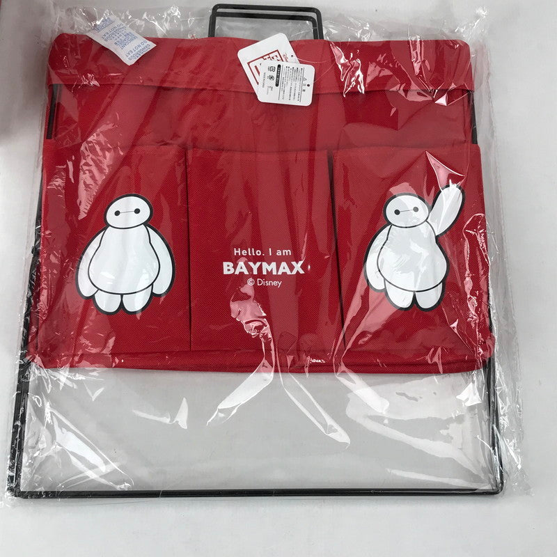 【中古美品】 未使用 ベイマックス ダストボックス・マガジンラック 2点セット ゴミ箱 雑誌 ラック ディズニー 101-260412-io-01-fuz 万代Net店