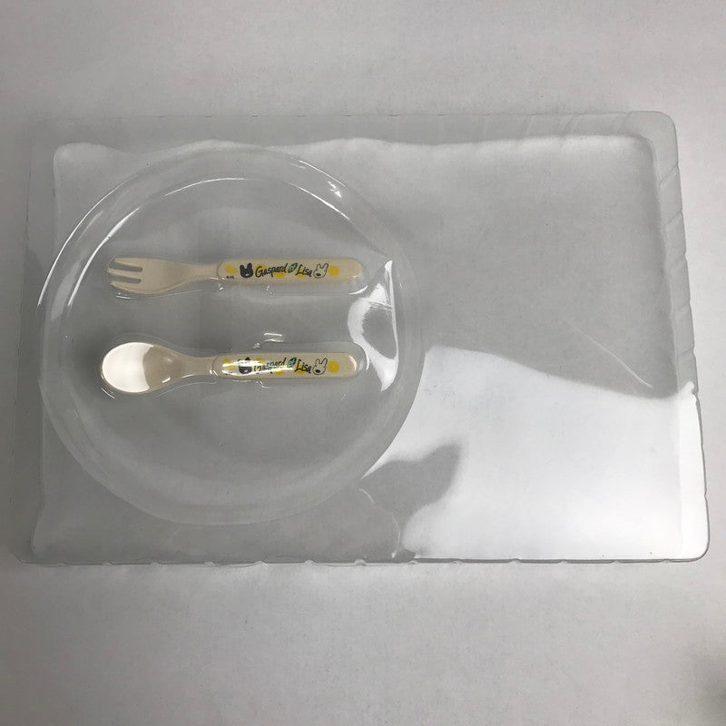 【中古美品】 リサとガスパール バンブー食器セット 食器 コップ 茶碗 皿 カトラリー セット 箱傷みあり 101-260412-io-14-fuz 万代Net店
