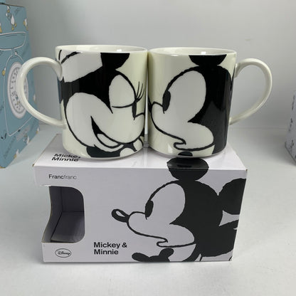 【中古美品】 ディズニー3点セット マグカップ2点 クッキングスケール 計り 計量器 ドナルドダック ミッキー&ミニー 101-260412-io-02-fuz 万代Net店