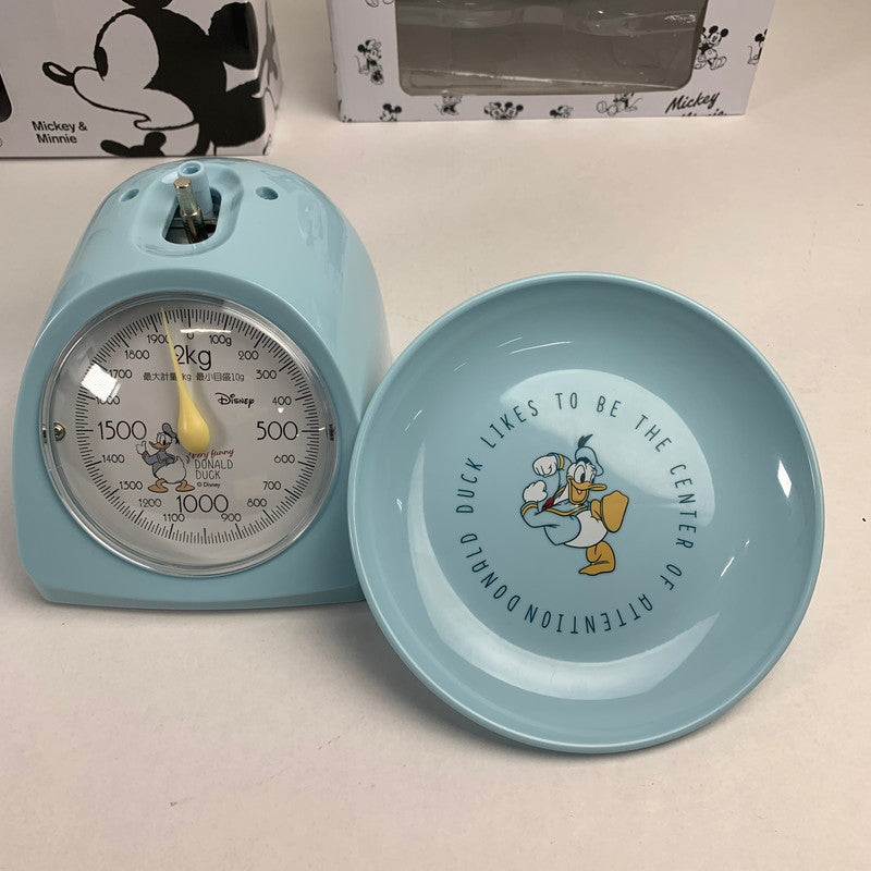 【中古美品】 ディズニー3点セット マグカップ2点 クッキングスケール 計り 計量器 ドナルドダック ミッキー&ミニー 101-260412-io-02-fuz 万代Net店