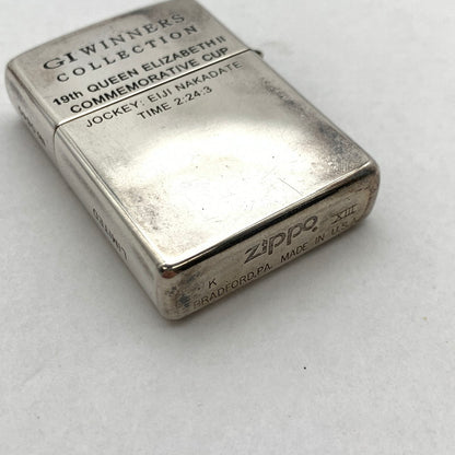 【中古品】【メンズ/レディース】 ZIPPO ジッポ G1 WINNERS 19th QOEEN ELIZABETH 97年製 No.0640 オイルライター 206-260419-gm-09-fuz カラー：シルバー 万代Net店
