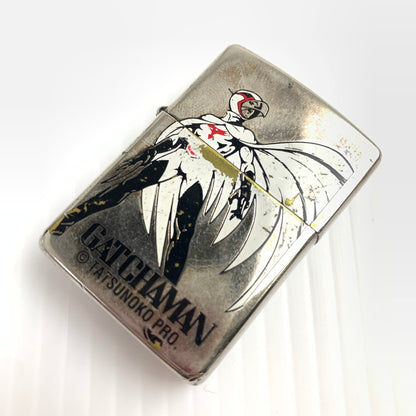 【中古品】【メンズ】 ZIPPO ジッポ オイルライター 喫煙具 ライター SILVER ガッチャマン 大鷲の健 97年製 ※使用感あり 206-261013-io-39-fuzh カラー：シルバー 万代Net店