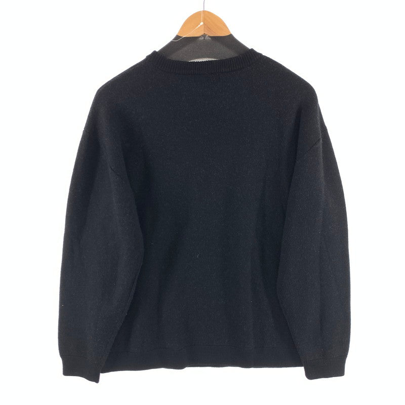 【中古品】【メンズ】 XLARGE エクストララージ OG CREWNECK KNIT クルーネック ニット ブランド 古着 101214015001 142-260418-gm-44-fuz サイズ：L カラー：ブラック 万代Net店
