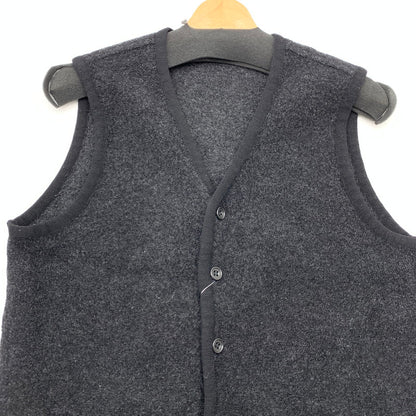【中古品】【メンズ】 YVES SAINT LAURENT VEST イヴサンローラン ベスト ブランド 古着 141-260523-gm-28-fuz サイズ：L カラー：ブラック 万代Net店