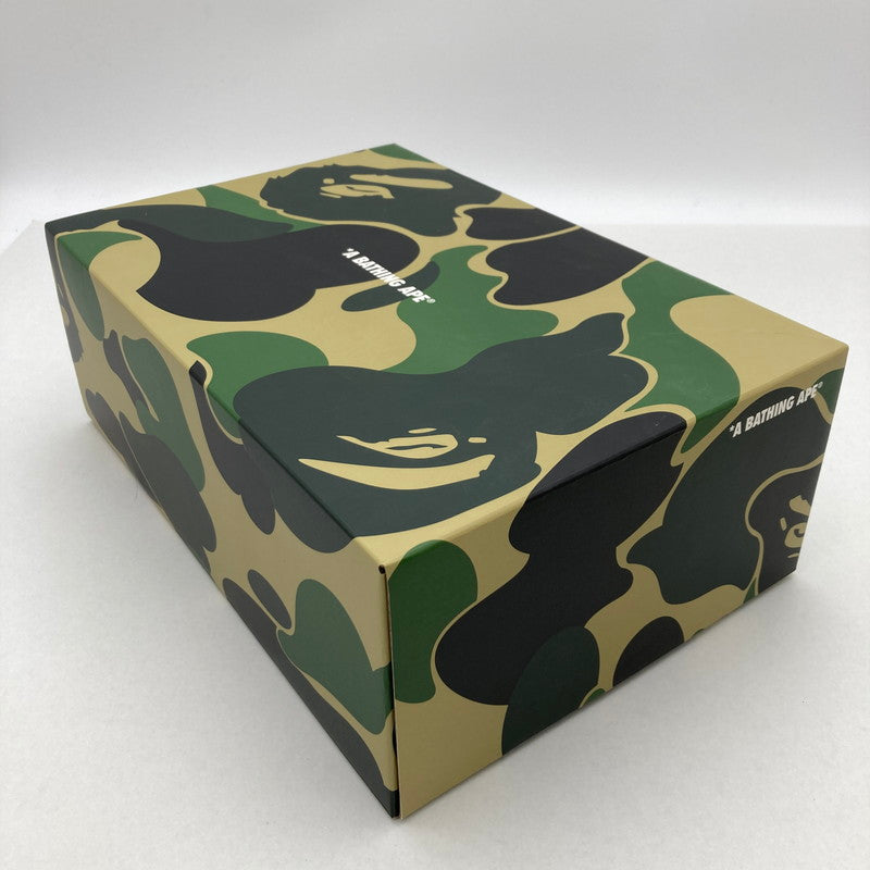 【中古品】【メンズ】 A BATHING APE アベイシングエイプ 1L30191306 BAPE STA ICON スニーカー 靴 162-260413-ky-12-fuzh サイズ：27.5cm カラー：ホワイト/ブラウン 万代Net店