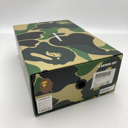 【中古品】【メンズ】 A BATHING APE アベイシングエイプ 1L30191306 BAPE STA ICON スニーカー 靴 162-260413-ky-12-fuzh サイズ：27.5cm カラー：ホワイト/ブラウン 万代Net店